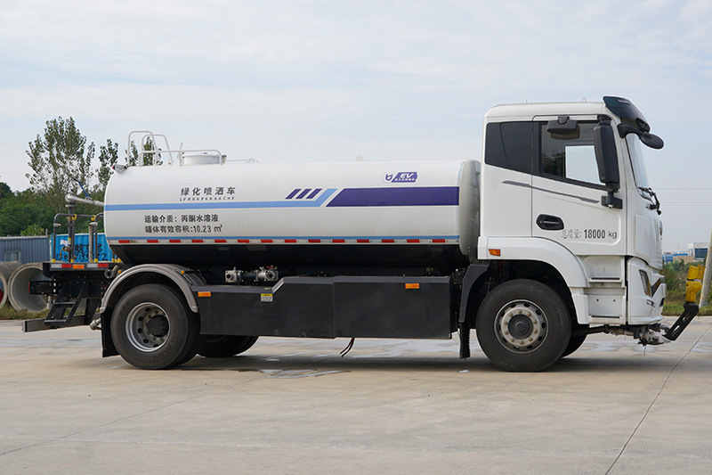 12 Fang Yiwei New Energy Series Pure Electric Landscaping, Sanitation, Municipal Works and Road Construction Site Dust Reduction Sprinkler Truck