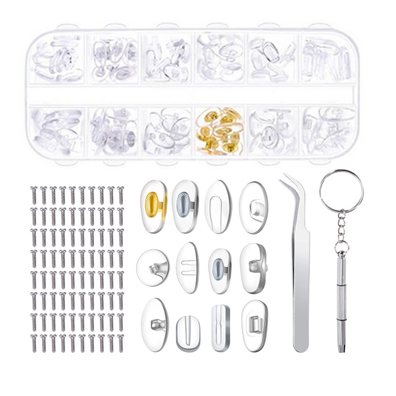 Cross -border glasses screw nose pads