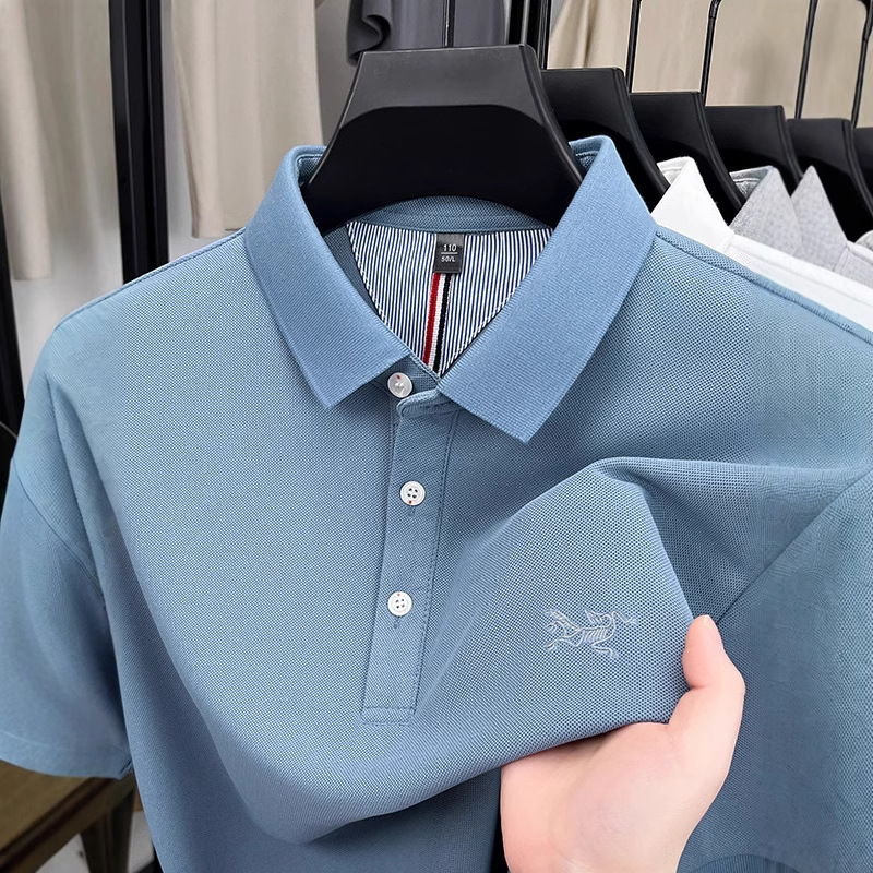 鸟家同品质爆款男士短袖POLO衫夏季新款休闲时尚刺绣翻领T恤批发|undefined