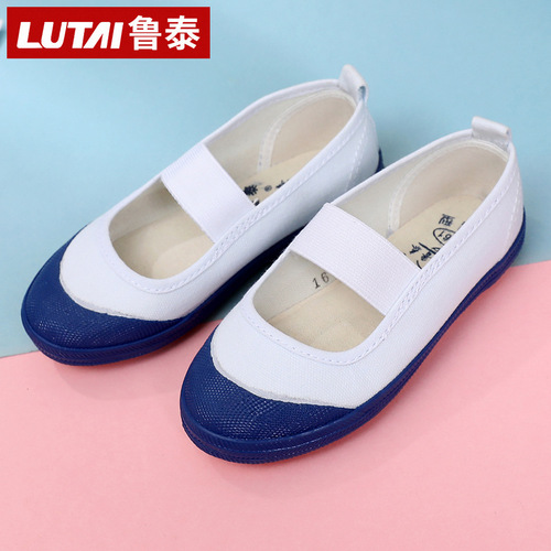 Shandong Province Children's Shoes for Girls and Boys, Kindergarten White Sneakers, Children's Dance Shoes, Platform Shoes, Gym Shoes, Canvas Shoes