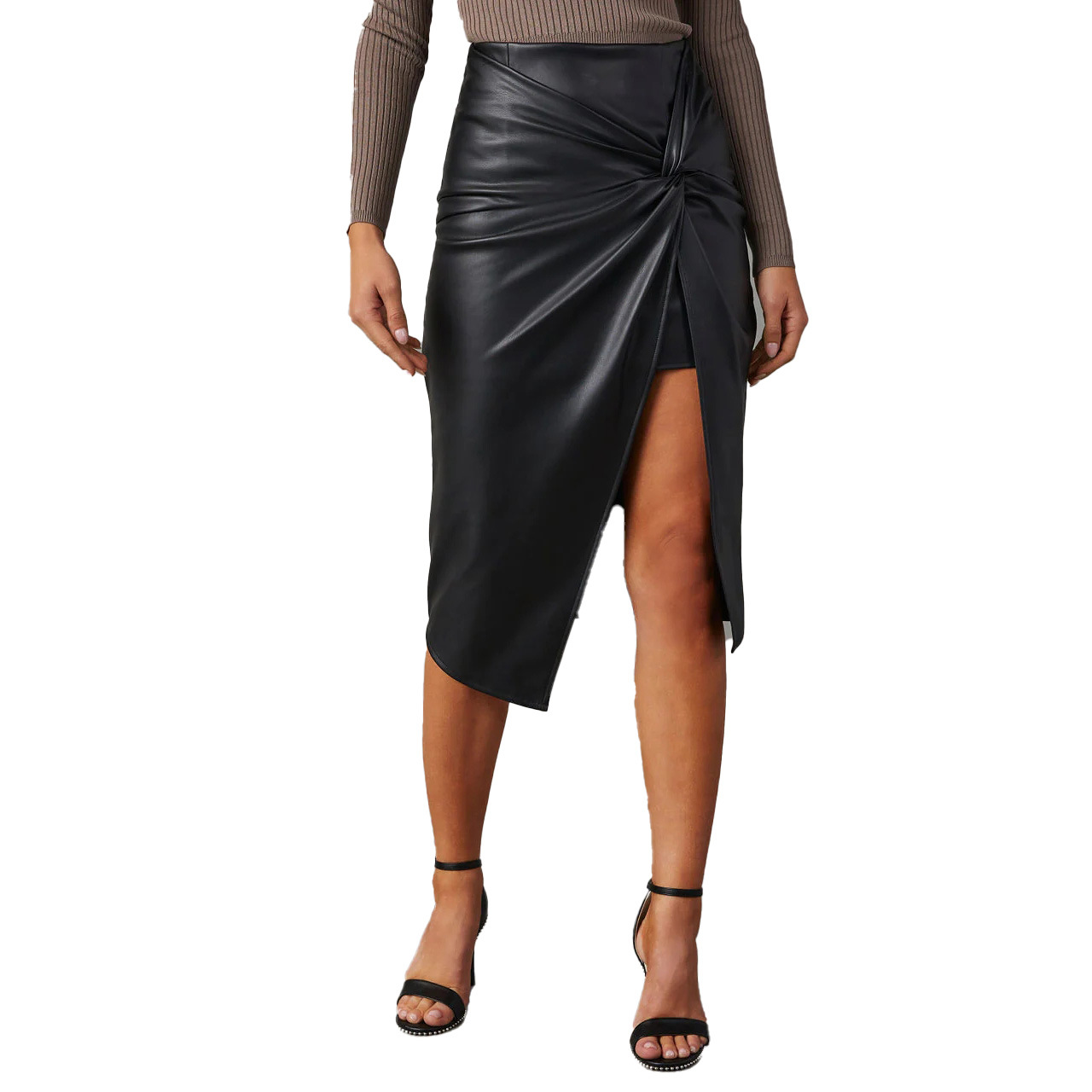 Classic Style Style Summer Classic Style Solid Color Spandex Polyester Knee-Length Skirts