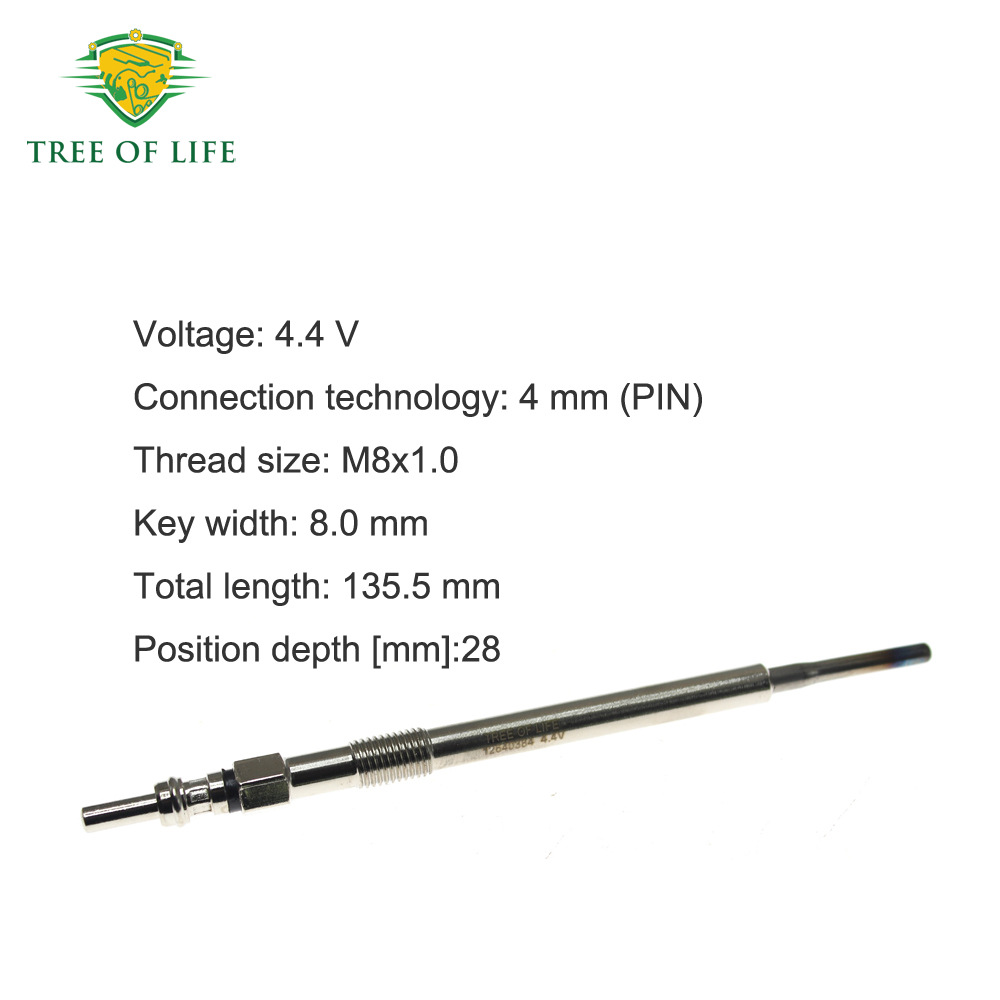 12640384 8653880 04607 2015F 4607 is suitable for Volvo preheating plugs