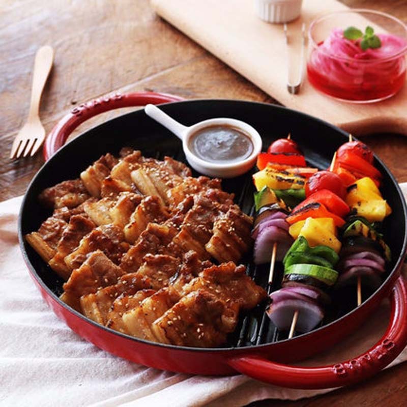 小伙子韓式烤肉醬韓國風味即食烤肉蔬菜蘸醬蒜蓉燒烤蘸料辣椒醬