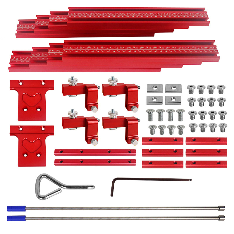 Carpintería paralelo carril de guía eléctrica sierra circular máquina de grabado herramienta eléctrica tablero abierto auxiliar Makita/Festo/Triton
