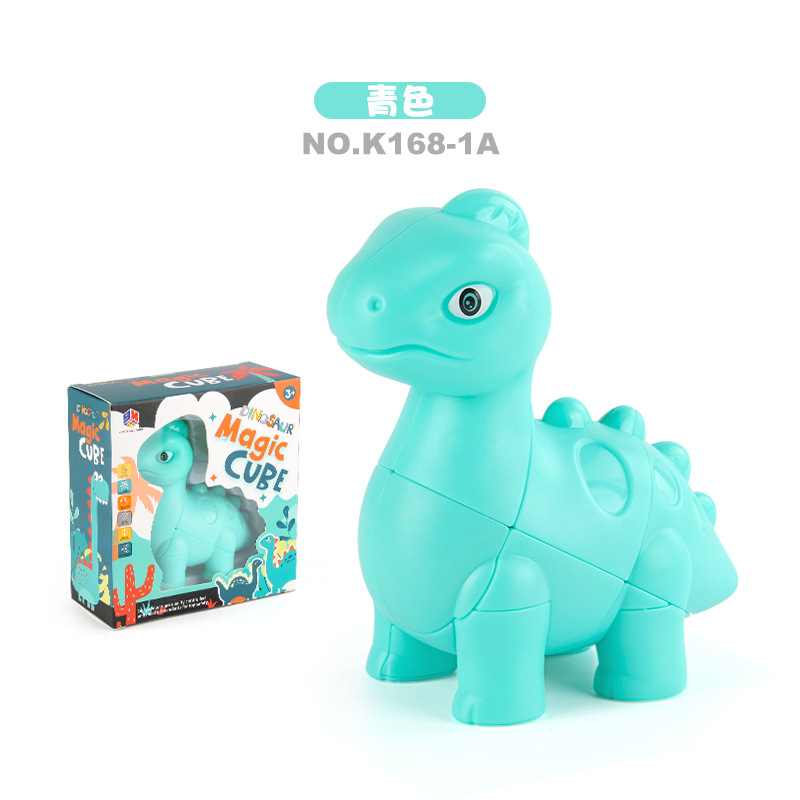 K168-1A Cubo de Rubik azul Brachiosaurus 97.2g