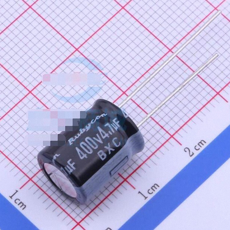 400BXC4R7MEFC10X12.5 参数 4.7uF 400V 引线型铝电解电容