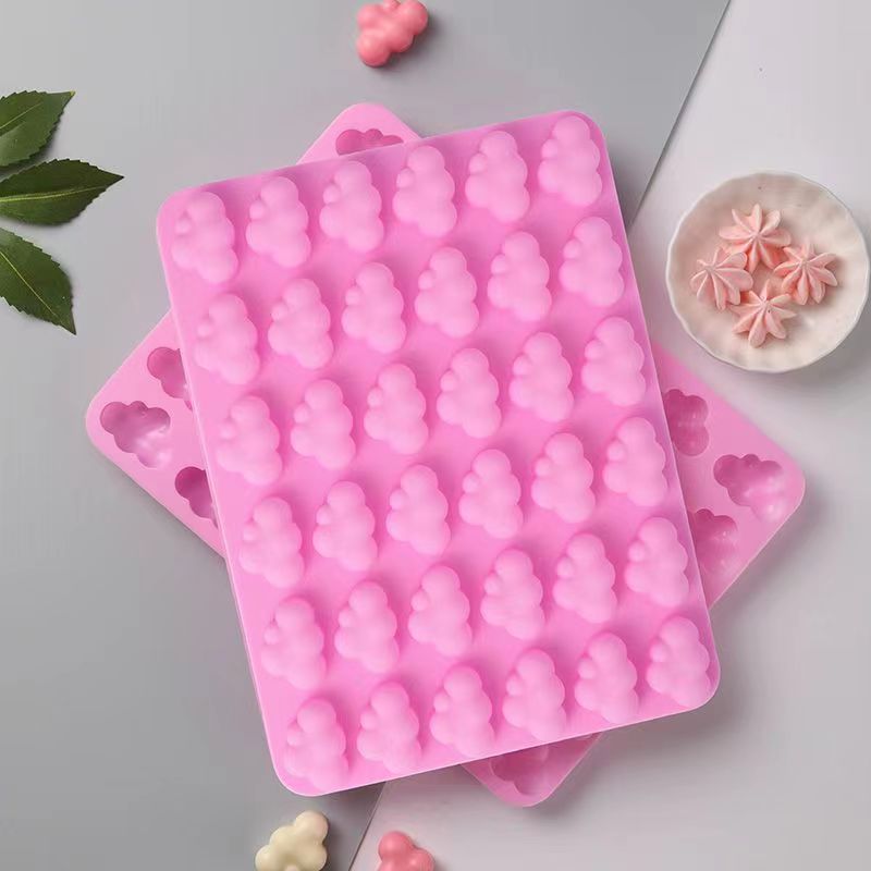 Силиконовая форма, акриловые кубики льда, облако