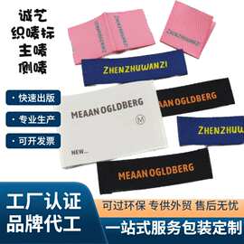 佛山服装辅料 环保材料织唛标 主唛 侧唛洗水标 领唛头 商标布标