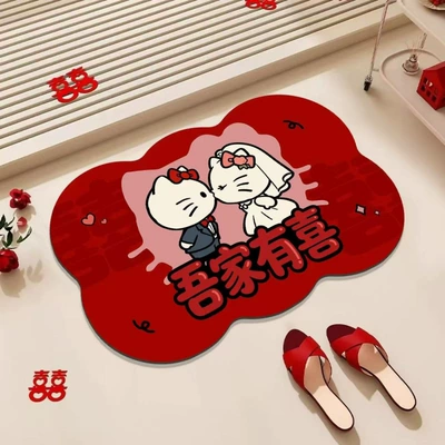 Avtomobil döşəmə paspasları – Cartoon festive diatomite floor mat - there-is-joy-in-my-home-4060cmnew-diatom-mud