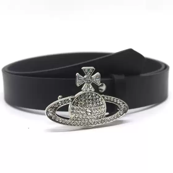 Trendy New Diamond Button Head Distinctive Belt Women's Jeans Skirt Accessories Fashion Joker Belt Factory Outlet