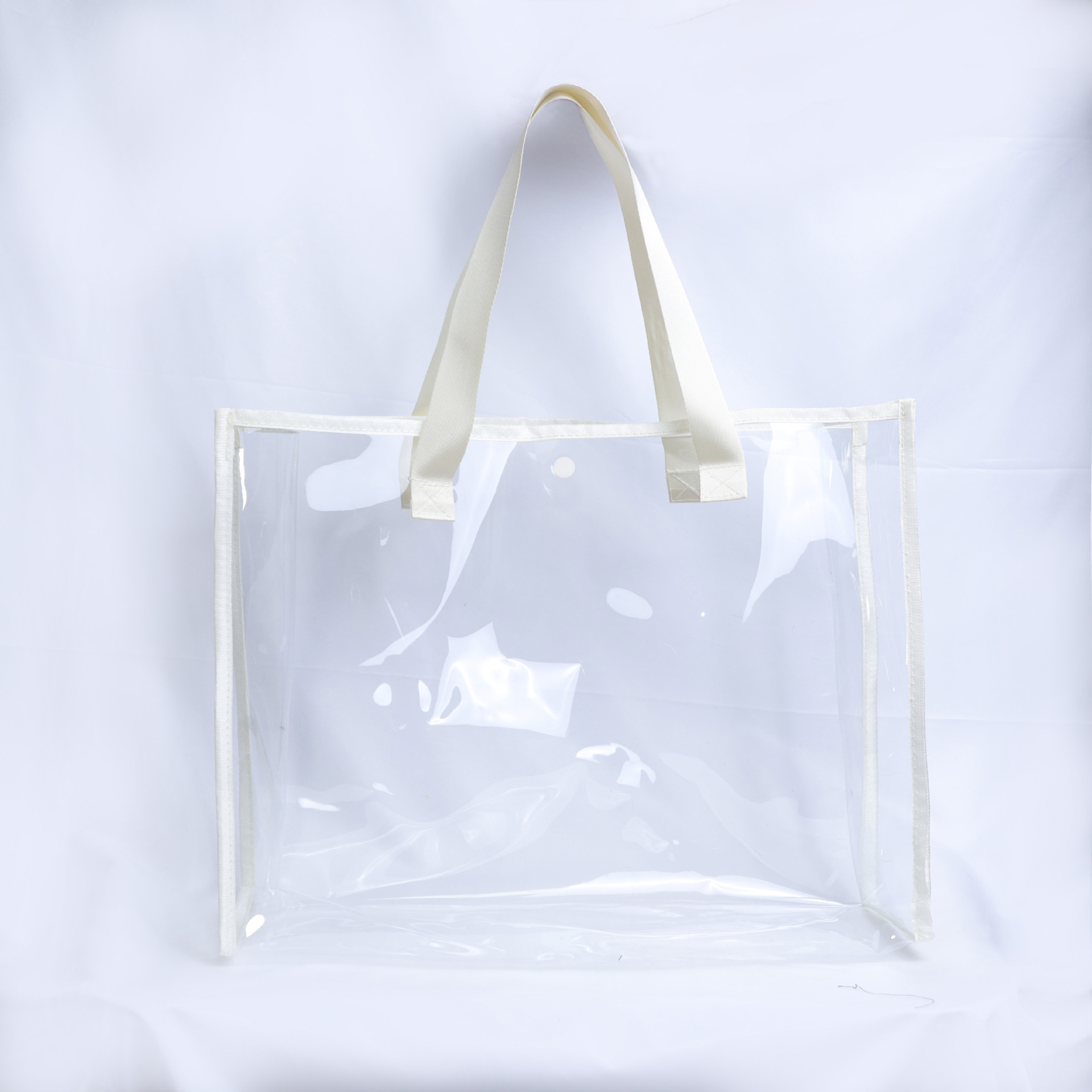 Bolsa de mano de gran capacidad transparente impermeable PVC bolsa de baño bolsa de playa bolsa de viaje portátil bolsa de compras bolsa de almacenamiento
