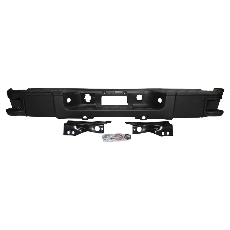 Para Chevrolet 08-13 Silverado Rear Bar Solode Modificación con pedal lateral Negro sin agujeros