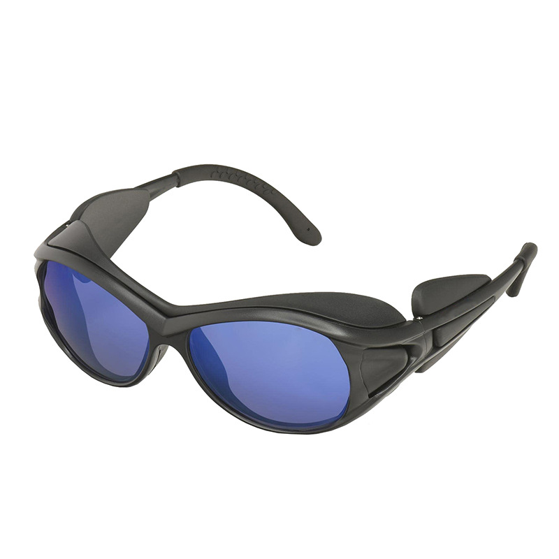 火焰加工灯工吹玻璃红外线阻隔护目镜589nm黄光玻璃加工眼镜595nm