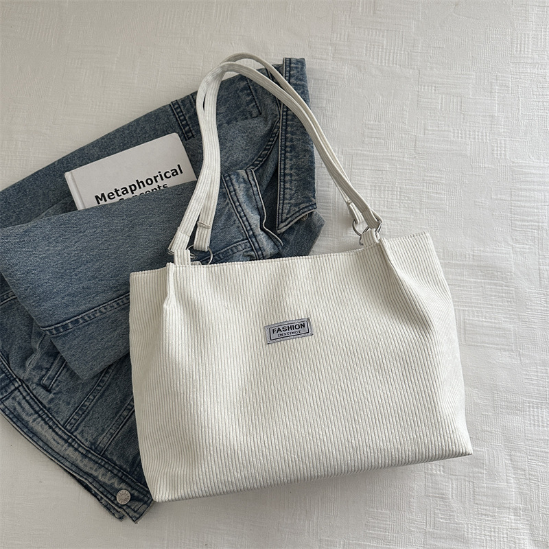 Bolsa de moda coreana de gran capacidad 2024 invierno nuevos zapatos de hombro único versátiles INS bolsas casuales bolsas especiales