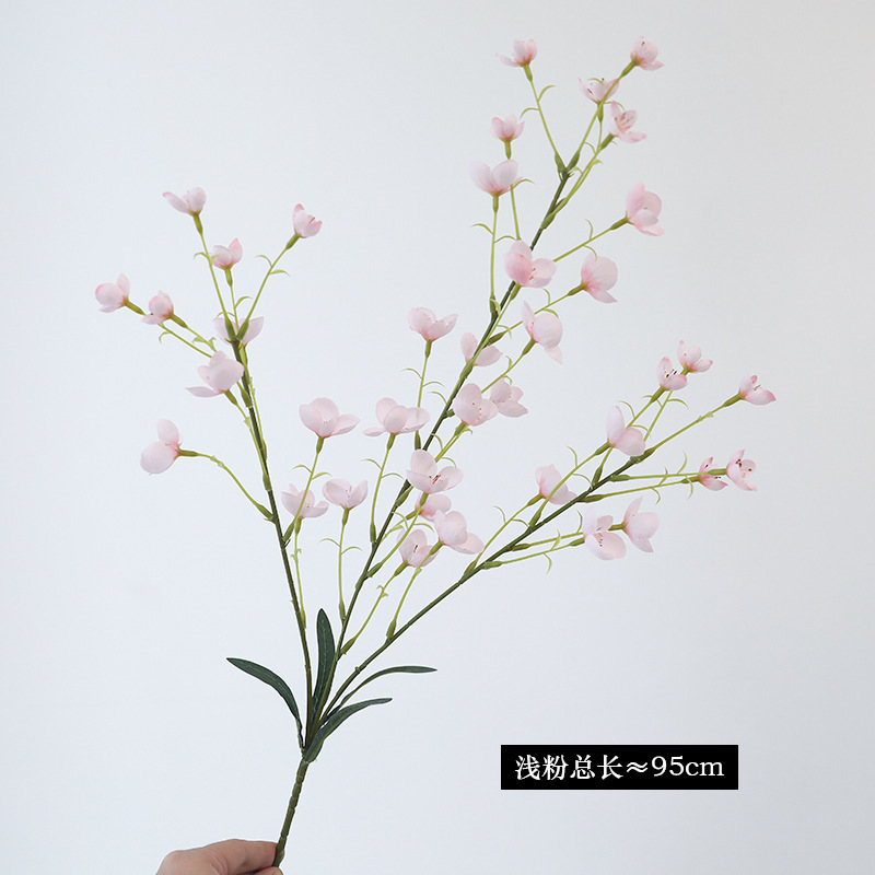 Orquídeas de campana de flores simuladas sala de estar lujosa de alta gama decoración floral