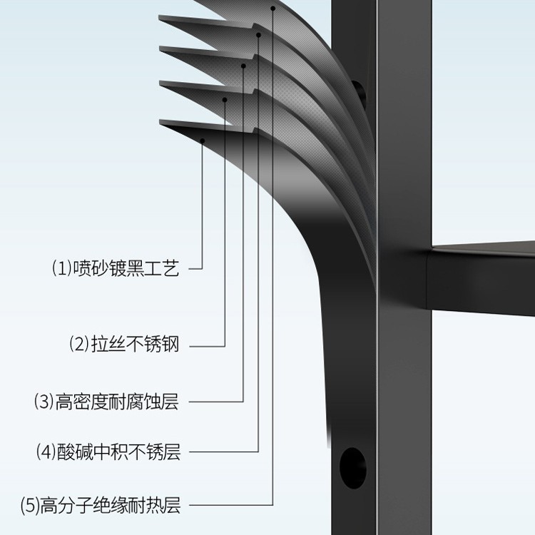 Fregadero de cocina estante de almacenamiento gabinete retráctil estante interior estante de almacenamiento de olla multifuncional