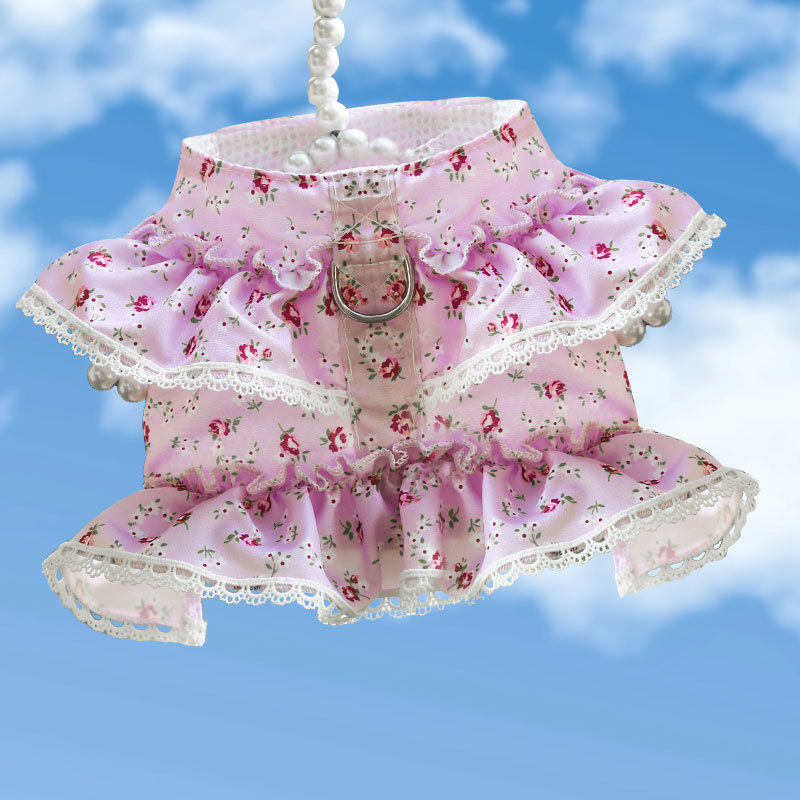 Cute Polyester Ditsy Floral Leash display picture 4