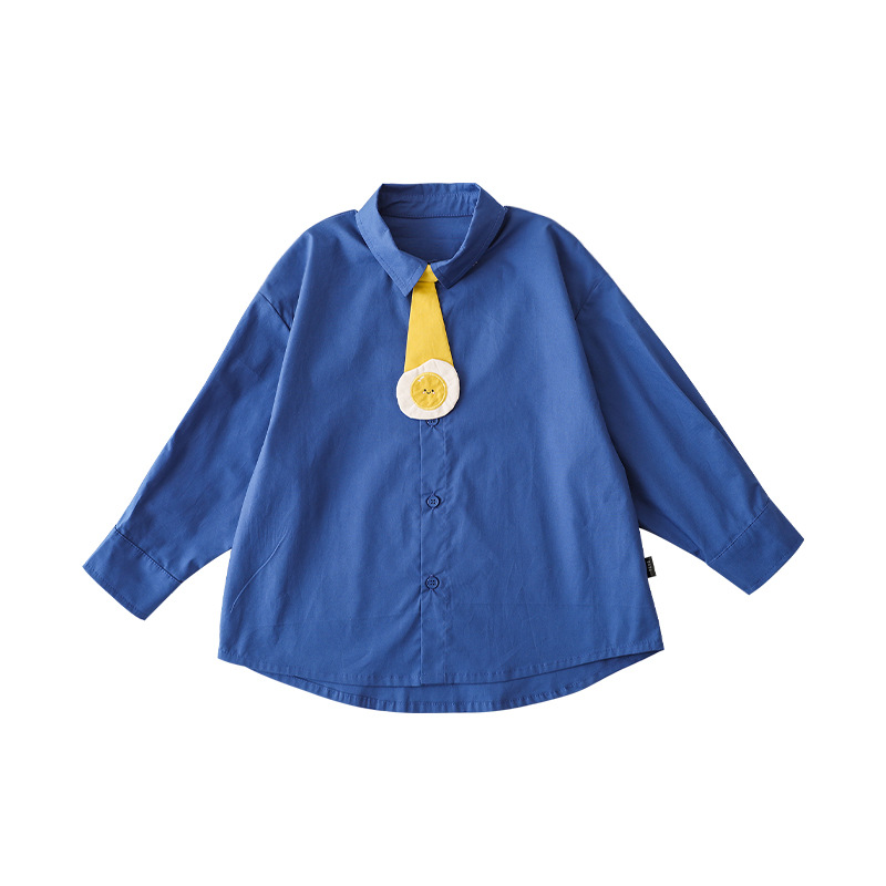 Wulibuyi niño parche muñeca desmontable tortilla tie guapo camisa primavera y otoño nuevo de los niños moda