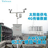 化工厂用户安装的小型气象站风速风向温湿度太阳辐射雨量AWS907