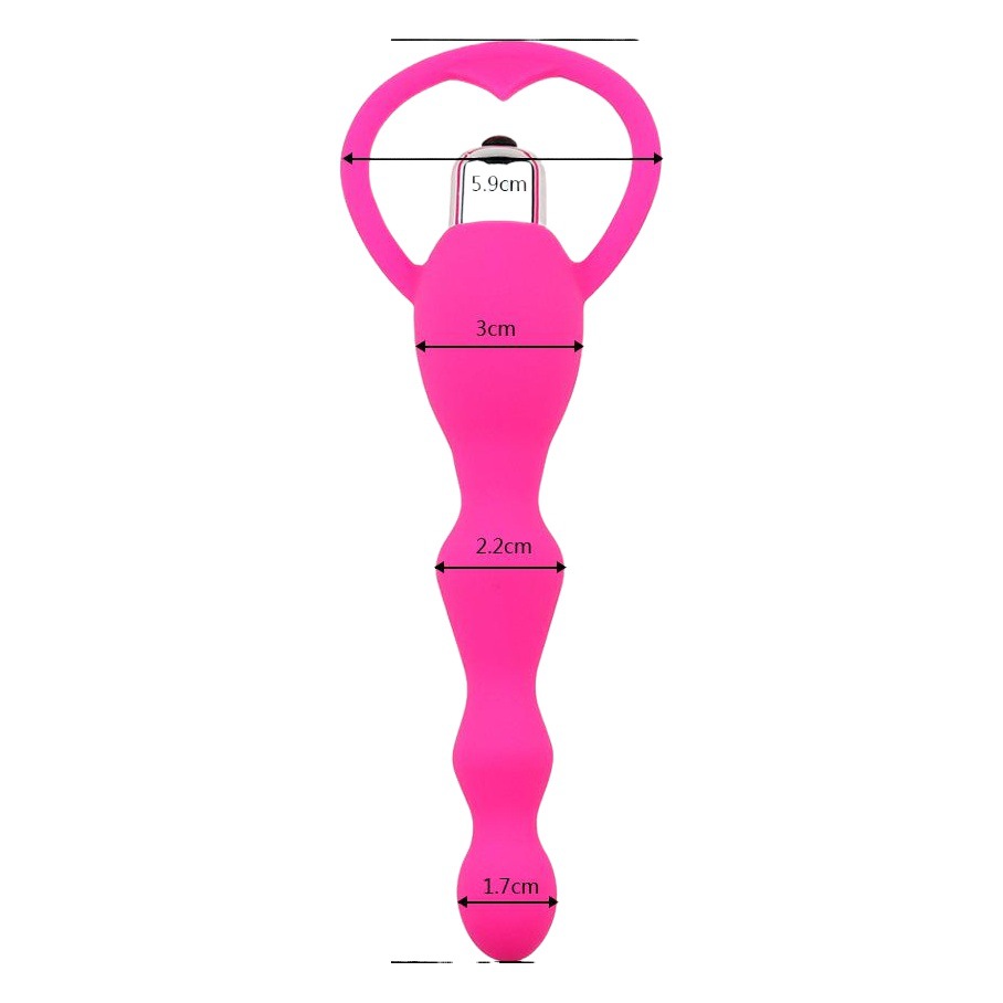 Adultos sexo productos de cuidado de la salud back corte de silicona vibración pull beads anal vibrador anal plug pull beads fábrica entrega por lotes