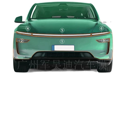 Version of Tesla Model-Y Headlights, Car headlight protective film