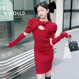 Ůͯ2025���ﶬ���ÿ�����������B��ȹ�}�Q������ᘿ��tɫ����ȹ