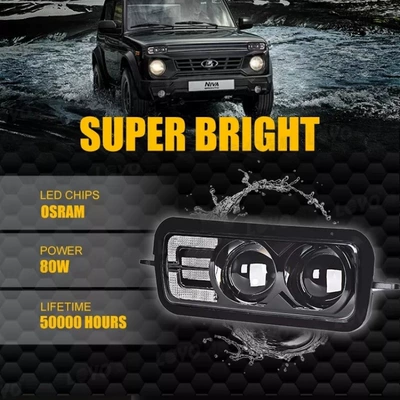 Fog lamp Niva 4x 4 1995-2016 LED