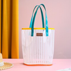 化妝包女便攜大容量收納袋2022新款透明摺疊化妝袋護膚品洗漱包盒