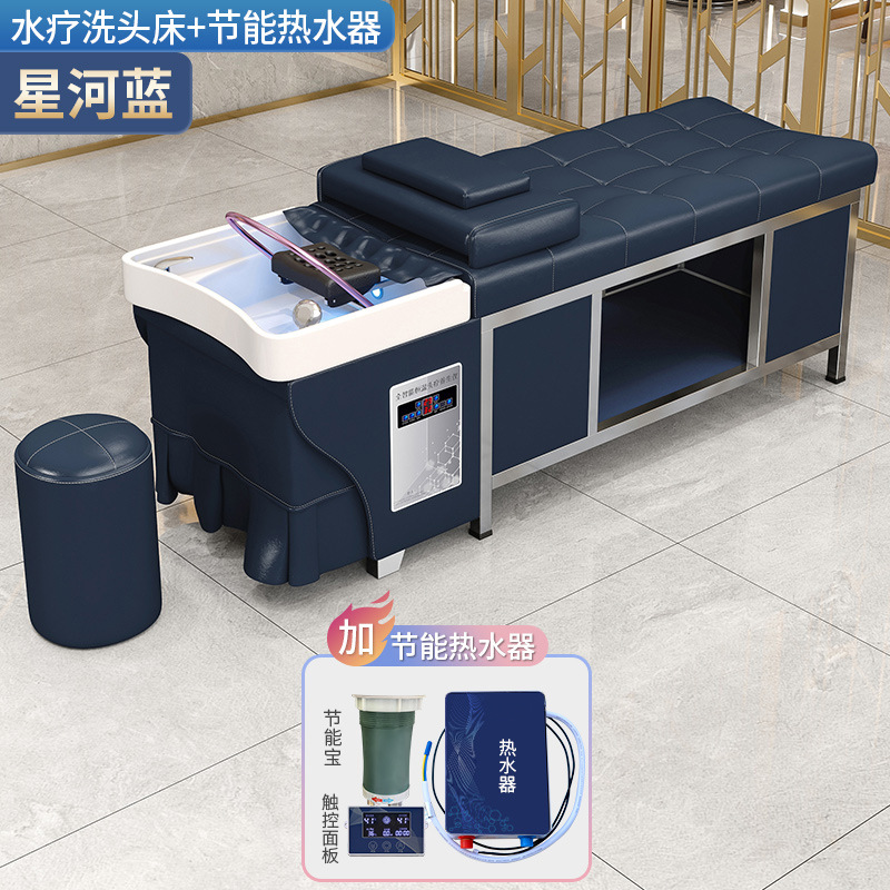 Cama de champú de acero inoxidable peluquería especial peluquería champú para el cabello tienda de cuidado del cabello tailandés circulación de agua cama de masaje