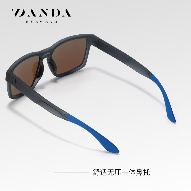 Gafas de Sol Polarizadas Cuadradas para Hombre S11106 Marco de TR90 y Lente de TAC Protección UV400 para Viajes image 4