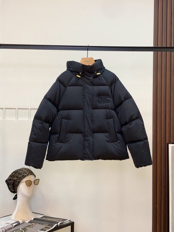 2025ce新款宽松韩版连帽羽绒服女短款加厚保暖面包服冬季外套|undefined