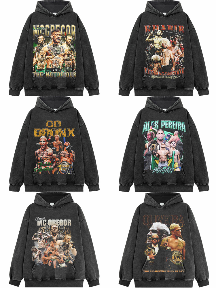 Conner Pereira Eagle Oliveira Scaped Sweater Vintage Retro Hooded