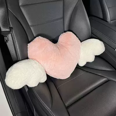 Car Heart-Shaped Pillow, Neck Pillow, Headrest - lumbar-support-love-70cm-to-prevail-in-kind