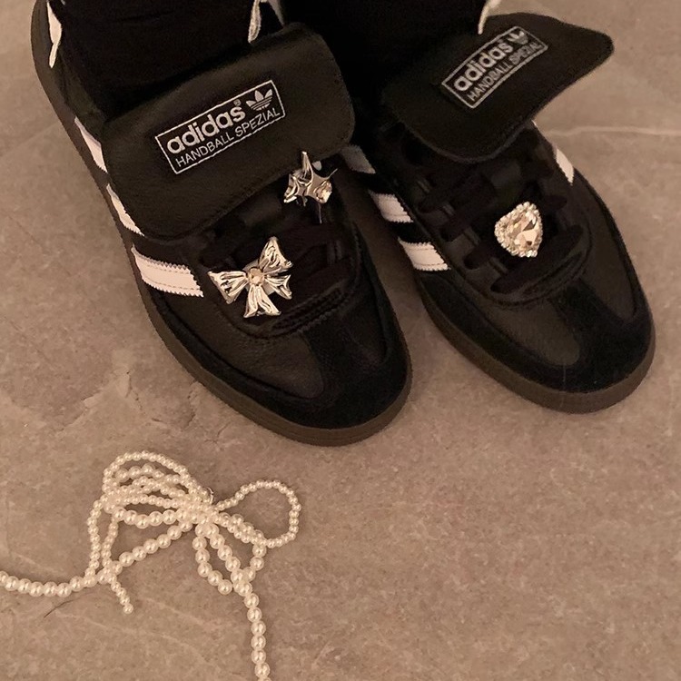 Diseño original de botones de zapatos de kitty ultra versátil DIY arco de perla decoración de flores accesorios de alta calidad desmontables