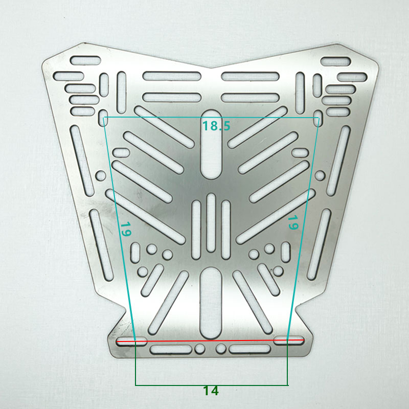 Aluminum Alloy Stainless Steel Tail Box Quick Release Base Electric Vehicle Bottom Plate Transfer Installation Connection Adjustable Hole Position Accessories