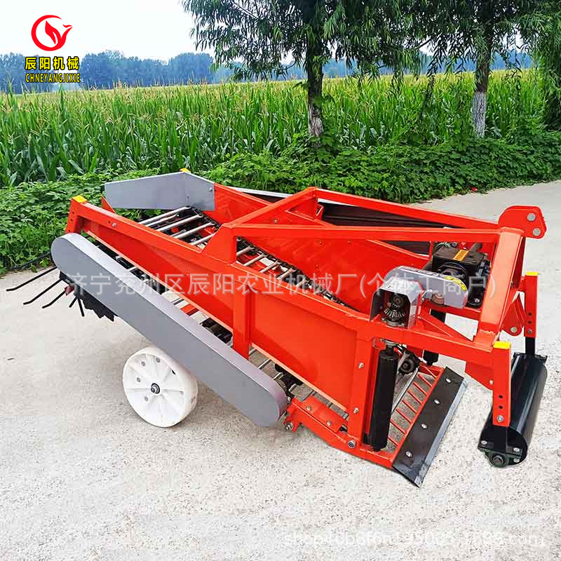 四川热销起花生机大宽幅花生收获机双震动滚轮花生收获机效果好