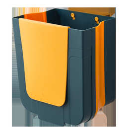 厨房垃圾桶挂式折叠家用橱柜门壁挂式圾垃专用车载纸篓厨余收纳桶