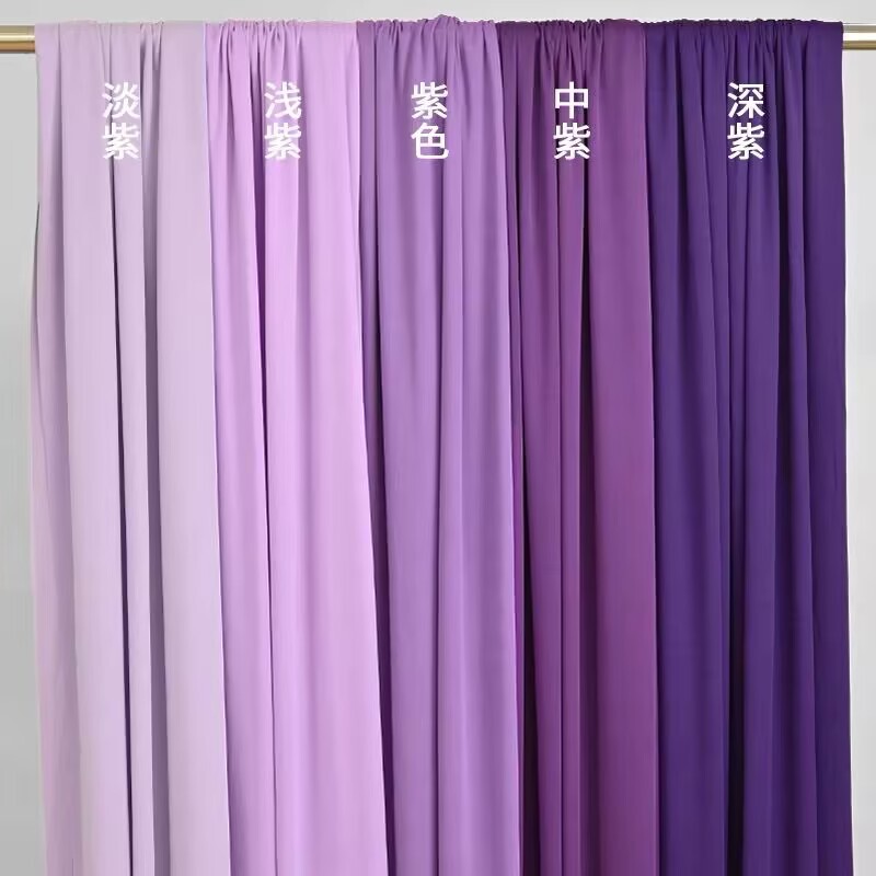 创垚婚庆粉色牛奶丝布料弹力布幔吊顶婚礼堂顶部韩式多层波浪纱幔|undefined