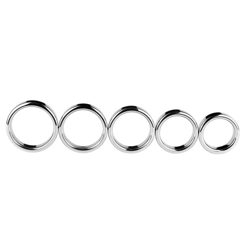 Stainless steel delayed long-lasting semen locking ring cock ring male exercise metal penis ring adult sex toy