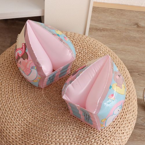 Xiaolu ins style cute cartoon children's arm ring water sleeve thick buoyant arm ring swimming sleeve swimming equipment double airbag