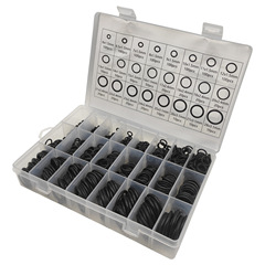 1200pcs black high temperature resistant nitrile rubber sealing ring rubber O-ring waterproof sealing ring set