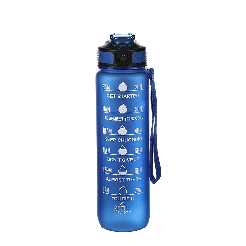 Cross-border Deportes hervidor de agua de plástico taza de gran capacidad de rebote cubierta de paja SK Amazon PC regalo caliente Espacio Taza