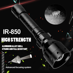 屋外照明usb充電懐中電灯t50強い光ledズーム850nm 940nm赤外線懐中電灯