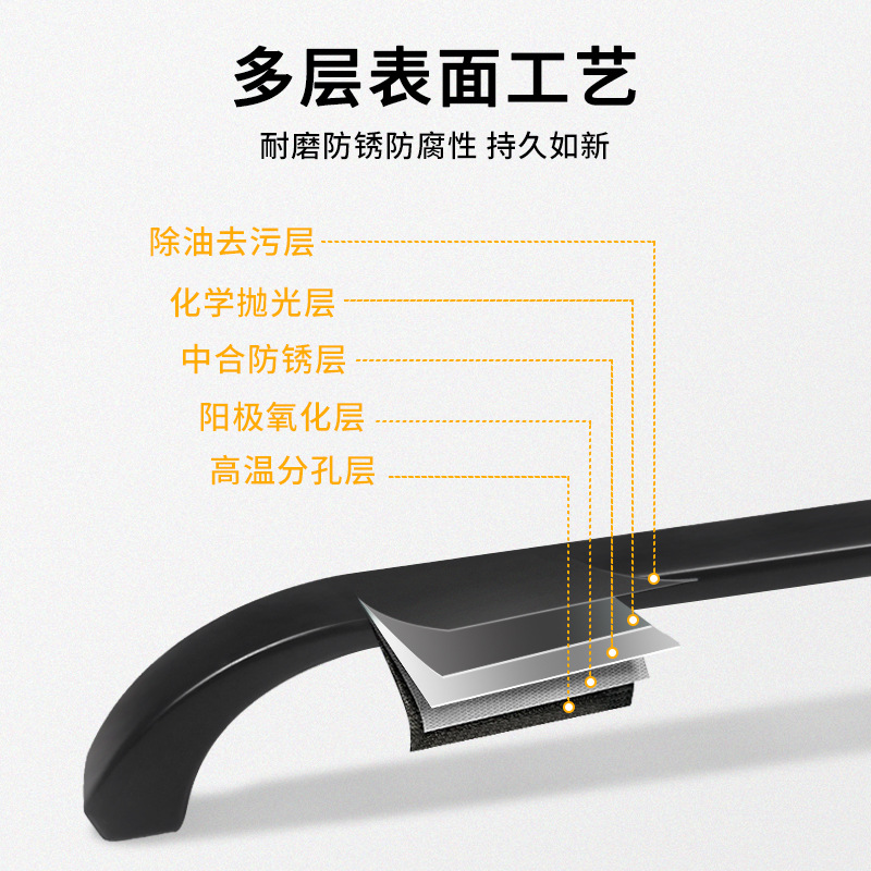 Kasrie Double White Brushed Zinc Alloy Solid Handle Simple and Versatile Kitchen Cabinet Drawer Pull Manufacturer Direct Sale