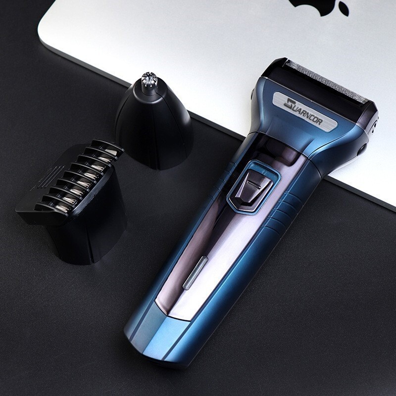 New Electric Shaver 9066 Three-In-One Nose Hair Barber Shaving Grooming Set Razor Electric Wholesale