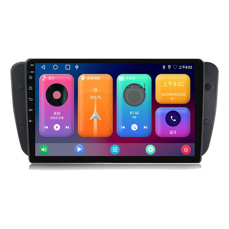 Подходит для 09-13 Seatsa-Android крупноэкранная навигация GPS Bluetooth с функцией камеры заднего вида CarPlay