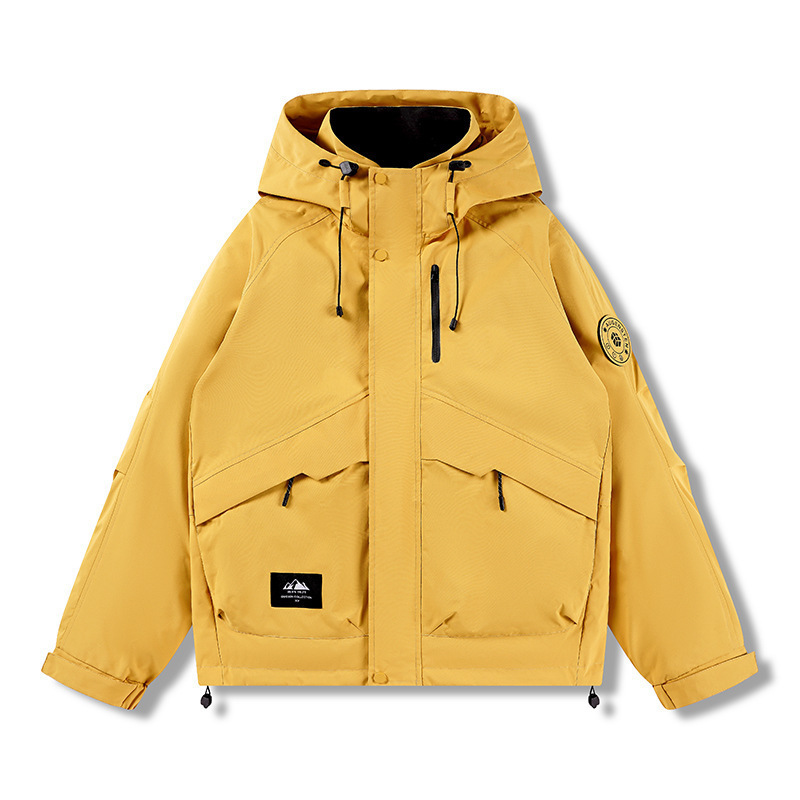 Cross-border American-style workwear jacket for men, autumn and winter outdoor multi-functional casual sports jacket, couple's mountaineering clothing