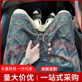 美式脏脏风夏季民族风2026新款过膝五分裤休闲痞帅oversize短裤男