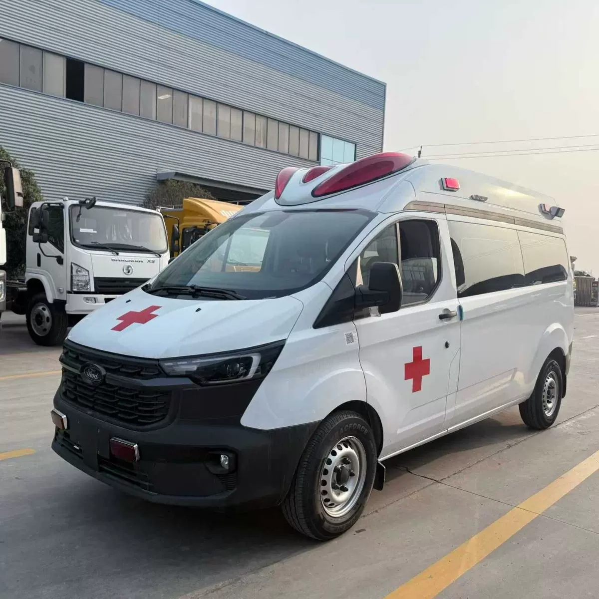 福特V362国六柴油监护救护车可出口 医用转运型医疗车 120急救车