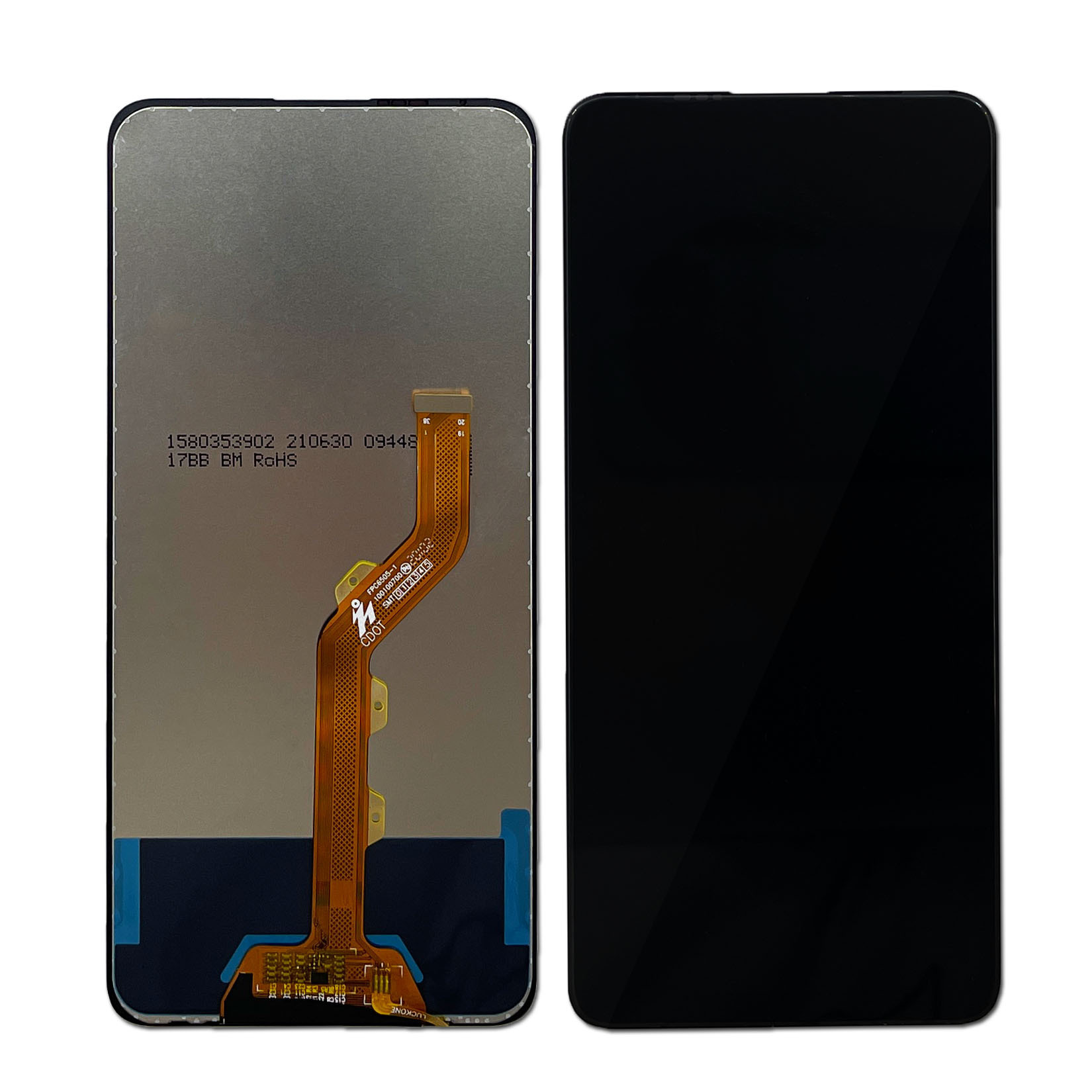 Jingke es adecuado para la transmisión de voz Tecno Camon15pro MONTAJE DE PANTALLA LCD pantalla táctil dentro y fuera de la pantalla